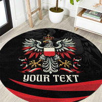 Poland National Flag Day Personalized Round Carpet Polsk Eagle Proud to be Poland