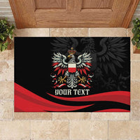 Poland National Flag Day Personalized Rubber Doormat Polsk Eagle Proud to be Poland