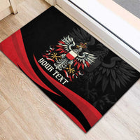 Poland National Flag Day Personalized Rubber Doormat Polsk Eagle Proud to be Poland