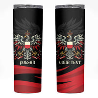 Poland National Flag Day Personalized Skinny Tumbler Polsk Eagle Proud to be Poland