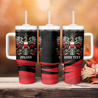 Poland National Flag Day Personalized Tumbler With Handle Polsk Eagle Proud to be Poland