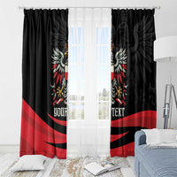 Poland National Flag Day Personalized Window Curtain Polsk Eagle Proud to be Poland