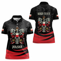 Poland National Flag Day Personalized Women Polo Shirt Polsk Eagle Proud to be Poland
