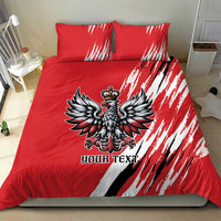 Poland National Flag Day Personalized Bedding Set Polsk Eagle Simple Style