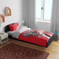 Poland National Flag Day Personalized Bedding Set Polsk Eagle Simple Style