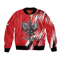 Poland National Flag Day Personalized Bomber Jacket Polsk Eagle Simple Style