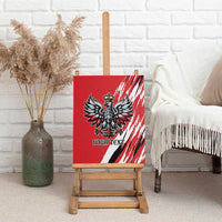Poland National Flag Day Personalized Canvas Wall Art Polsk Eagle Simple Style