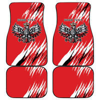 Poland National Flag Day Personalized Car Mats Polsk Eagle Simple Style