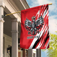 Poland National Flag Day Personalized Garden Flag Polsk Eagle Simple Style