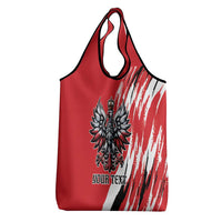 Poland National Flag Day Personalized Grocery Bag Polsk Eagle Simple Style