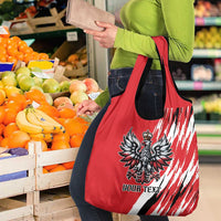 Poland National Flag Day Personalized Grocery Bag Polsk Eagle Simple Style