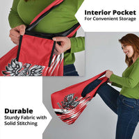 Poland National Flag Day Personalized Grocery Bag Polsk Eagle Simple Style