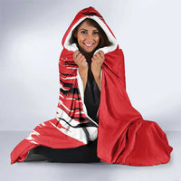 Poland National Flag Day Personalized Hooded Blanket Polsk Eagle Simple Style