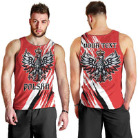 Poland National Flag Day Personalized Men Tank Top Polsk Eagle Simple Style