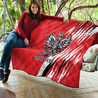 Poland National Flag Day Personalized Quilt Polsk Eagle Simple Style