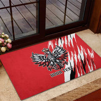 Poland National Flag Day Personalized Rubber Doormat Polsk Eagle Simple Style