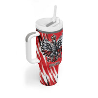 Poland National Flag Day Personalized Tumbler With Handle Polsk Eagle Simple Style