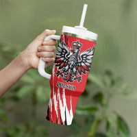 Poland National Flag Day Personalized Tumbler With Handle Polsk Eagle Simple Style