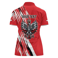 Poland National Flag Day Personalized Women Polo Shirt Polsk Eagle Simple Style
