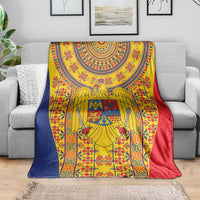 Romania Traditional Embroidery Pattern Blanket