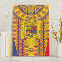 Romania Traditional Embroidery Pattern Canvas Wall Art