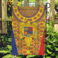 Romania Traditional Embroidery Pattern Garden Flag