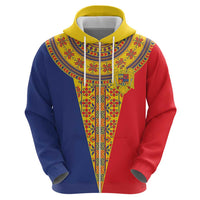 Romania Traditional Embroidery Pattern Hoodie
