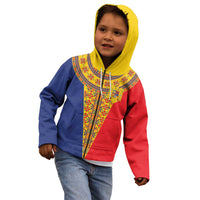 Romania Traditional Embroidery Pattern Kid Hoodie