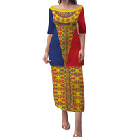 Romania Traditional Embroidery Pattern Puletasi