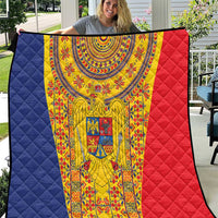 Romania Traditional Embroidery Pattern Quilt