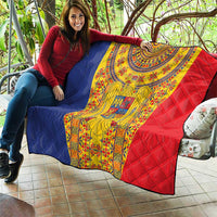 Romania Traditional Embroidery Pattern Quilt
