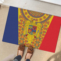 Romania Traditional Embroidery Pattern Rubber Doormat