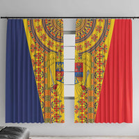 Romania Traditional Embroidery Pattern Window Curtain