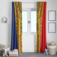 Romania Traditional Embroidery Pattern Window Curtain