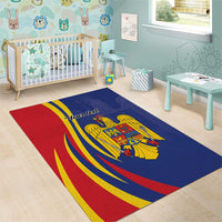 Romania Flag Day Personalized Area Rug National Golden Eagle