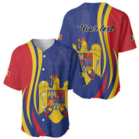 Romania Flag Day Personalized Baseball Jersey National Golden Eagle