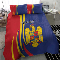 Romania Flag Day Personalized Bedding Set National Golden Eagle