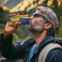 Romania Flag Day Personalized 4 in 1 Can Cooler Tumbler National Golden Eagle