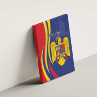 Romania Flag Day Personalized Canvas Wall Art National Golden Eagle