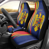 Romania Flag Day Personalized Car Seat Cover National Golden Eagle
