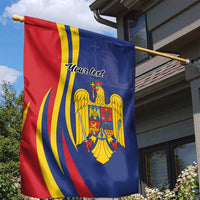 Romania Flag Day Personalized Garden Flag National Golden Eagle