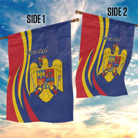 Romania Flag Day Personalized Garden Flag National Golden Eagle