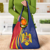 Romania Flag Day Personalized Grocery Bag National Golden Eagle