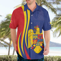 Romania Flag Day Personalized Hawaiian Shirt National Golden Eagle