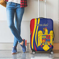 Romania Flag Day Personalized Luggage Cover National Golden Eagle
