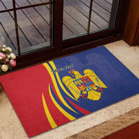 Romania Flag Day Personalized Rubber Doormat National Golden Eagle