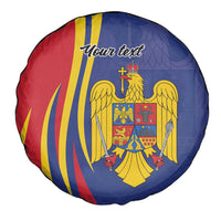 Romania Flag Day Personalized Spare Tire Cover National Golden Eagle