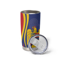 Romania Flag Day Personalized Tumbler Cup National Golden Eagle