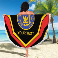Haiti 1814-1820 Personalized Beach Blanket Haitian Flag of the Kingdom