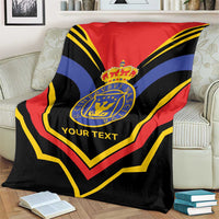 Haiti 1814-1820 Personalized Blanket Haitian Flag of the Kingdom